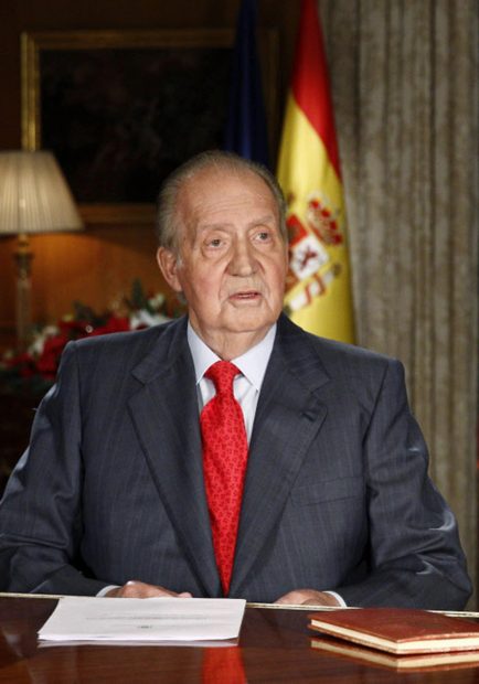 Don Juan Carlos en la Navidad de 2013 / Gtres