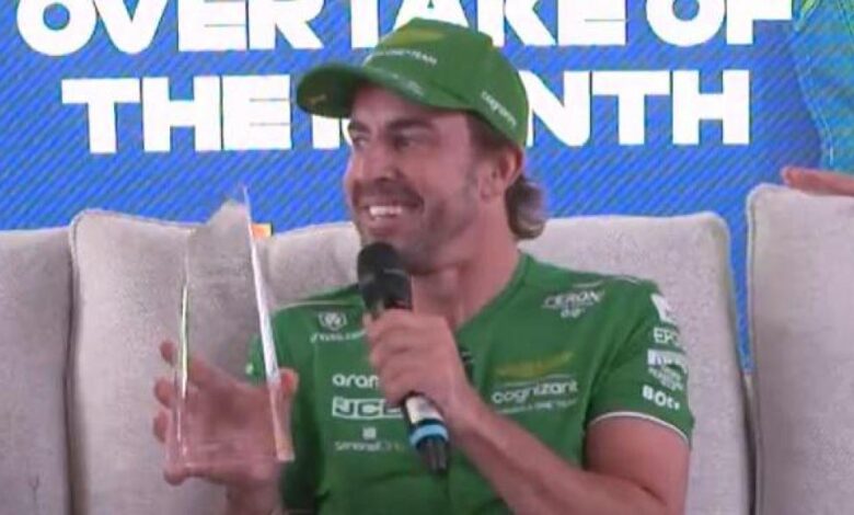 Alonso, premio al mejor adelantamiento de abril: dos de dos para él