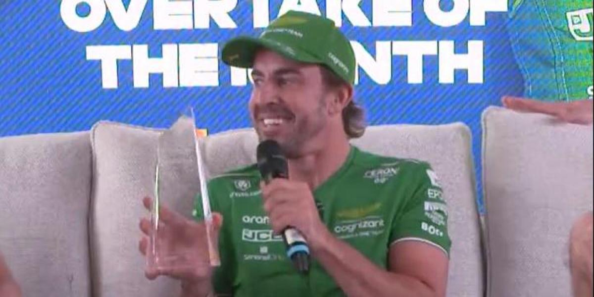 Alonso, premio al mejor adelantamiento de abril: dos de dos para él