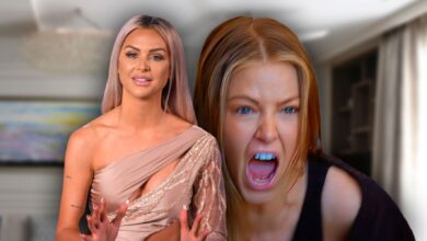 Vanderpump Rules' Lala Kent smiling and Ariana Madix yelling