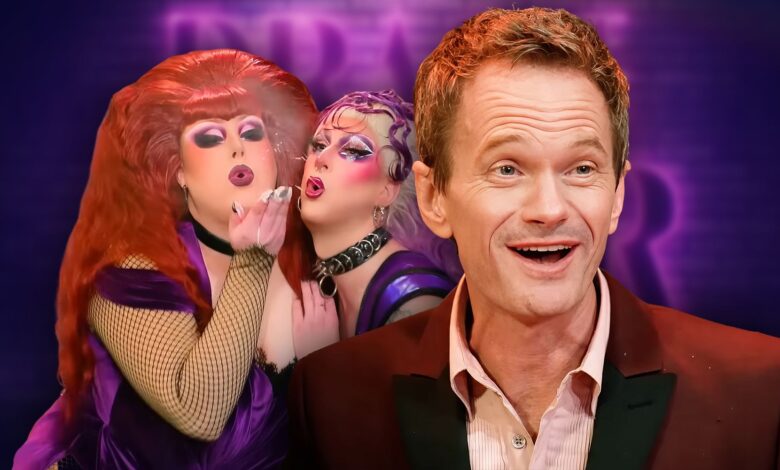 drag me to dinner montage with neil patrick harris and two drag queens