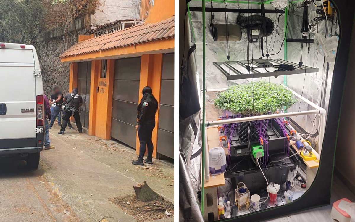 Así era el laboratorio de narcóticos localizado en un fraccionamiento de lujo de Huixquilucan