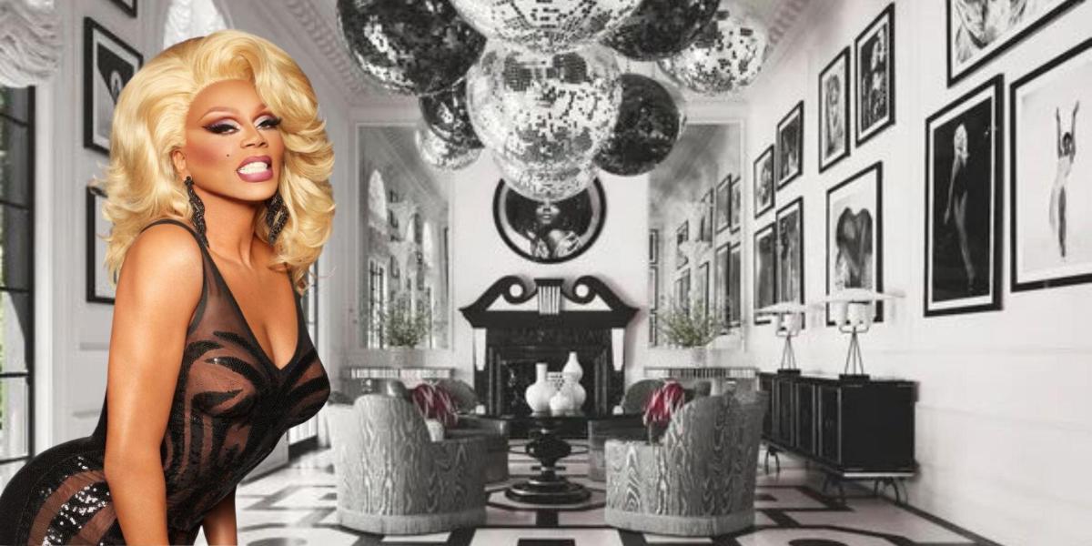 Así es la espectacular mansión de RuPaul, presentadora de 'Drag Race'