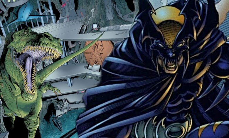 Dark Claw and the Batcave.