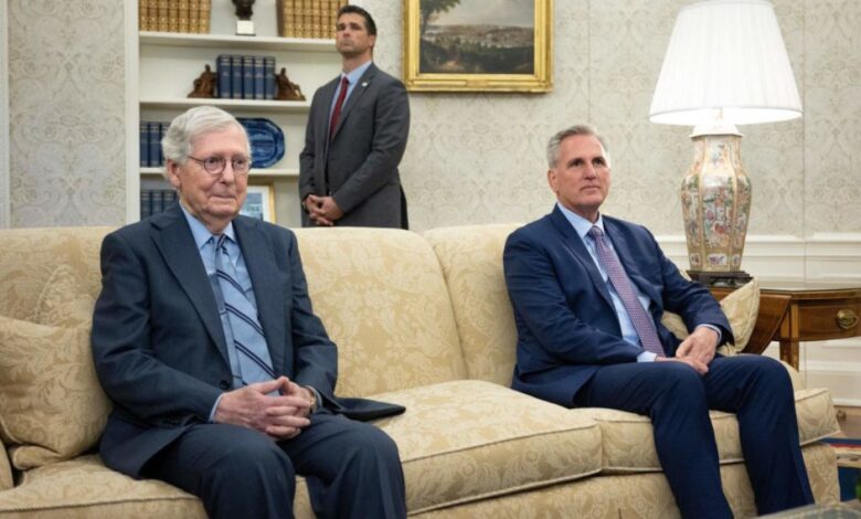 Biden y líderes del Congreso discuten el techo de la deuda