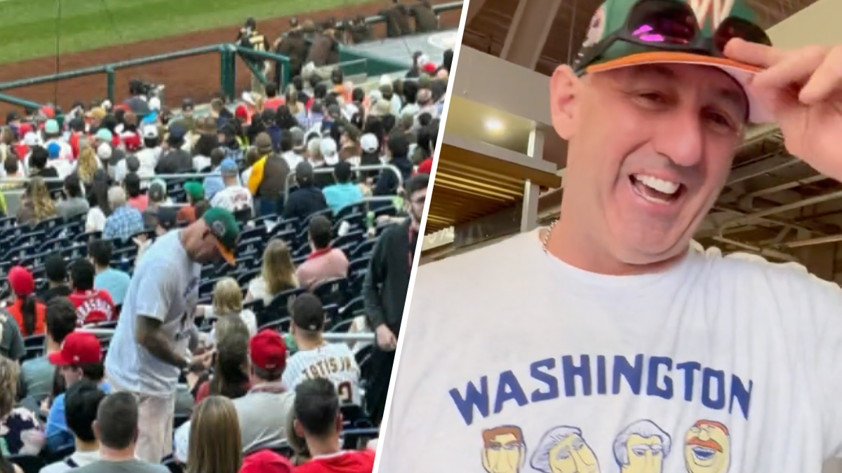 Bombero fuera de servicio salva a fanático en Washington