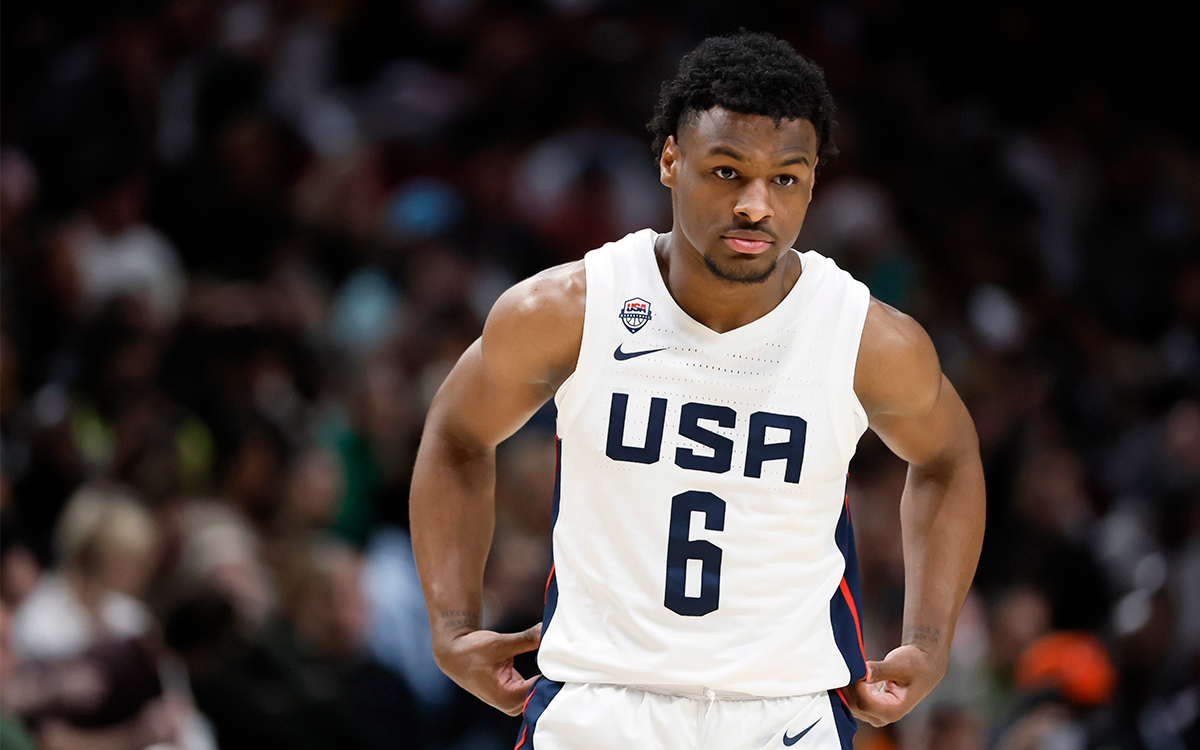 Bronny James, hijo de LeBron, está a un paso de jugar con su padre en la NBA