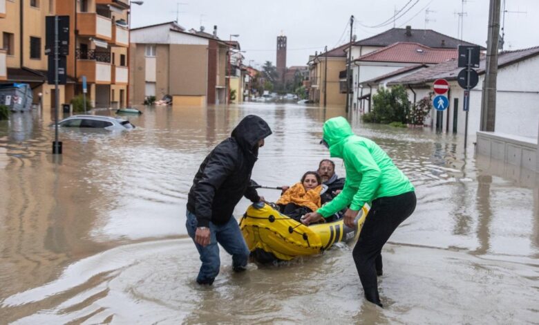 Catastróficas inundaciones en Italia dejan muertos y miles de evacuados