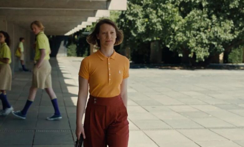 Mia Wasikowska as Mrs. Novak in Club Zero