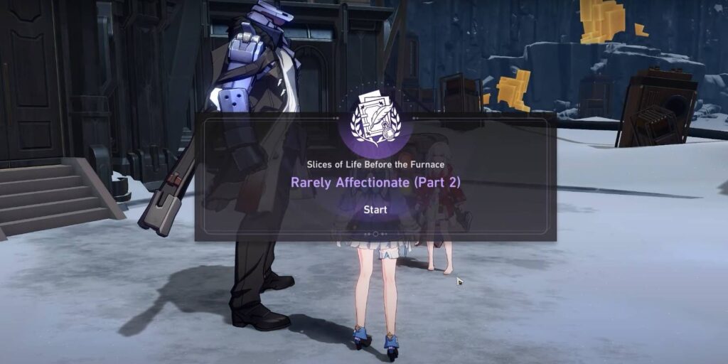 Honkai: Star Rail Rarely Affectionate (Part 2) Quest Start as Clara Companion Quest