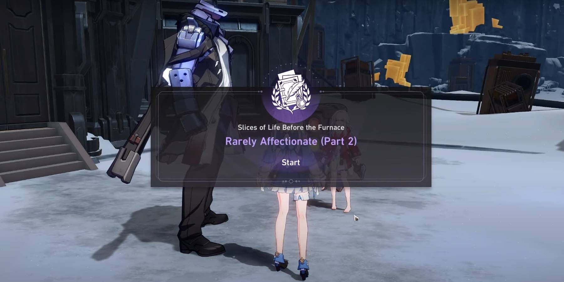 Honkai: Star Rail Rarely Affectionate (Part 2) Quest Start as Clara Companion Quest