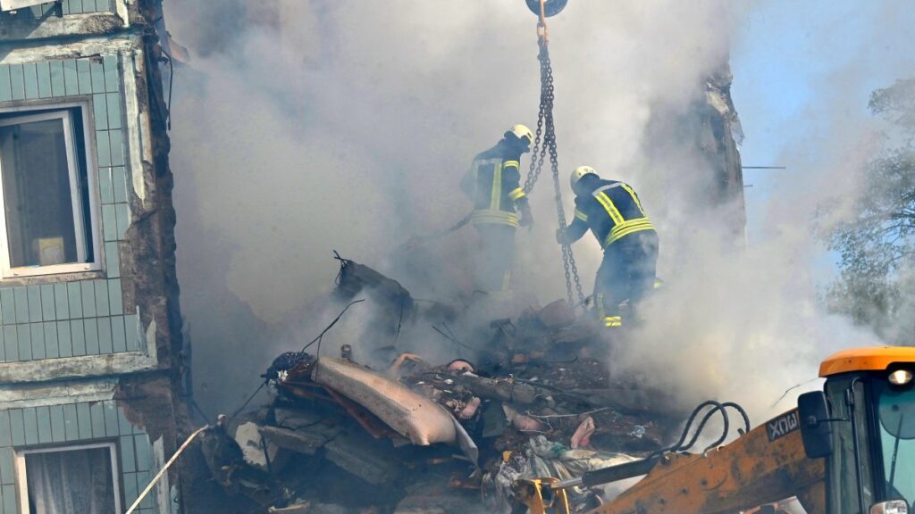 Con drones y misiles, Rusia lanza un ataque aéreo “excepcional” sobre Kiev