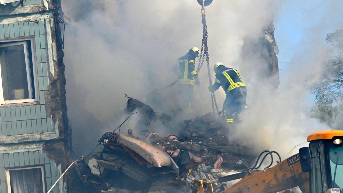 Con drones y misiles, Rusia lanza un ataque aéreo “excepcional” sobre Kiev