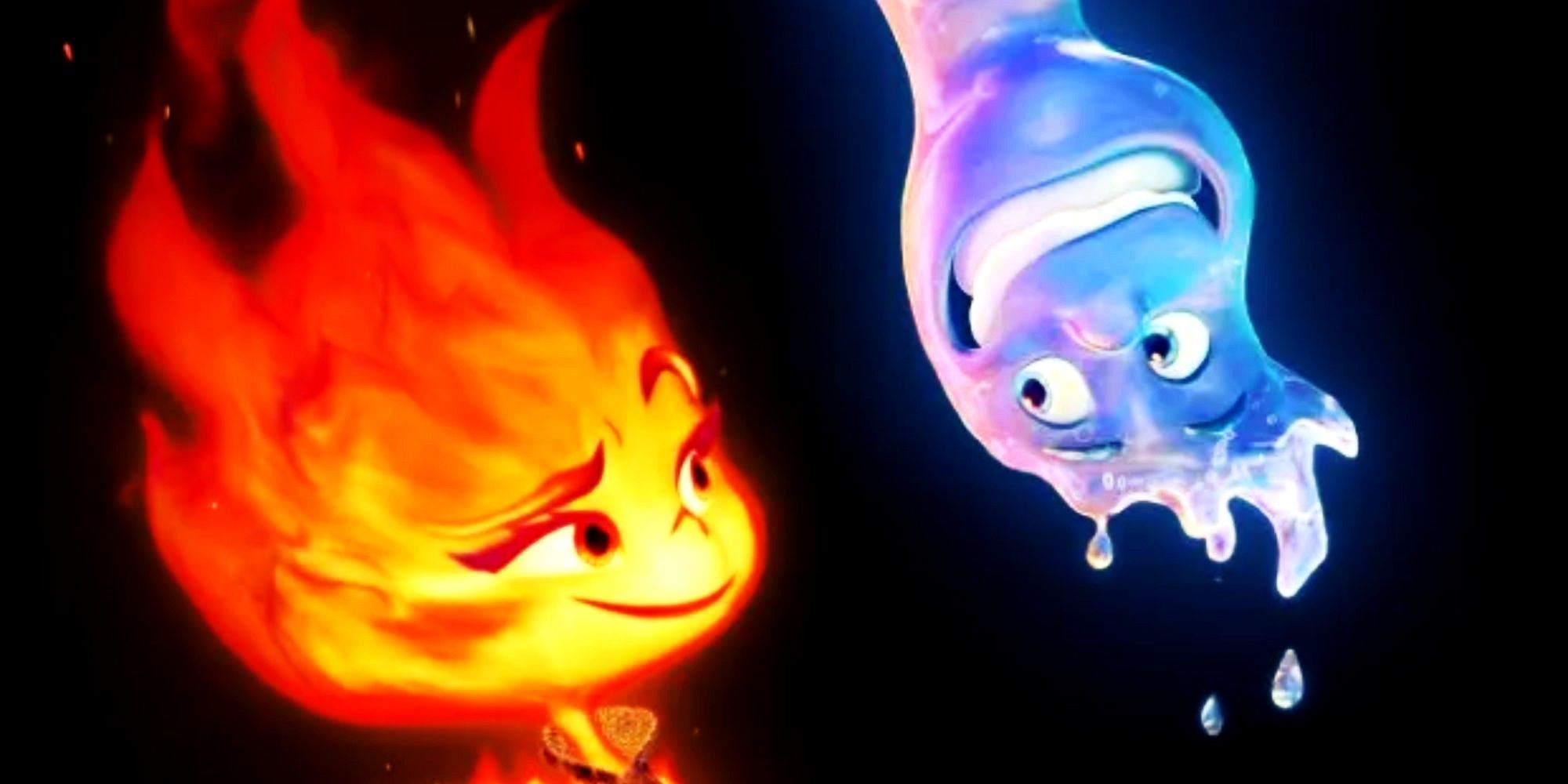 Conexión e inspiraciones de agua y fuego de Elemental detalladas por el director de comedia romántica de Pixar