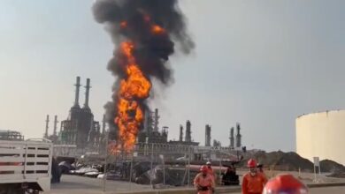Controlan incendio en refinería de Pemex en Salina Cruz