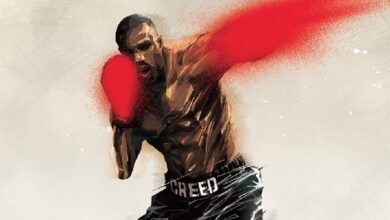 Michael B Jordan Creed 3 Anime Poster