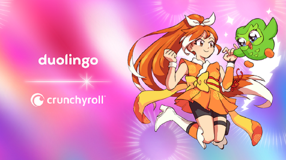 Crunchyroll anuncia asociación con Duolingo