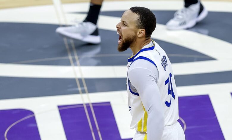 Curry aviva el fuego de campeonato de los Warriors: liquida a los Kings con 50 puntos