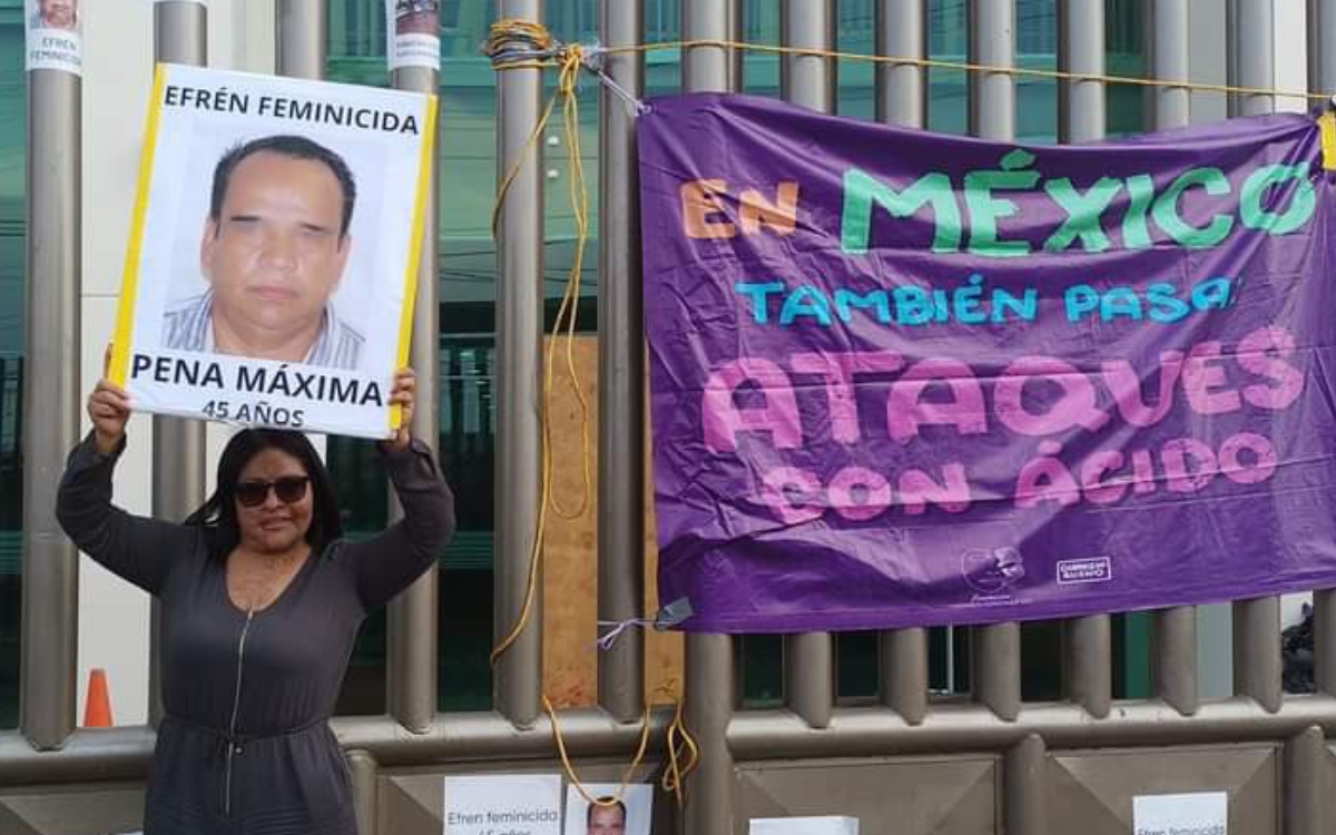 Dan 46 años a agresor con ácido de Carmen Sánchez; es la primera sentencia en AL