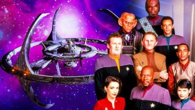 Deep space nine station and cast