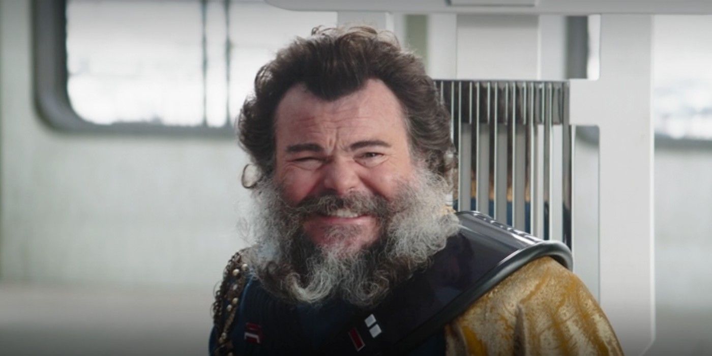 Jack Black in The Mandalorian season 3, episode 6.