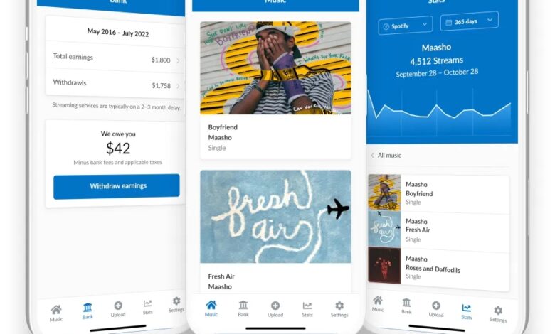 DistroKid lanza una nueva aplicación para iPhone, dice que el lanzamiento de Android llegará pronto
