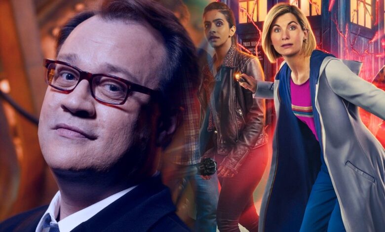 Doctor Who Eve of the Daleks poster and Russell T Davies