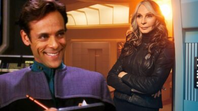 Dr Julian Bashir and Admiral Beverly Crusher in Star Trek: Picard