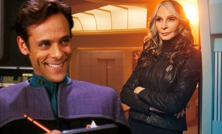 Dr Julian Bashir and Admiral Beverly Crusher in Star Trek: Picard