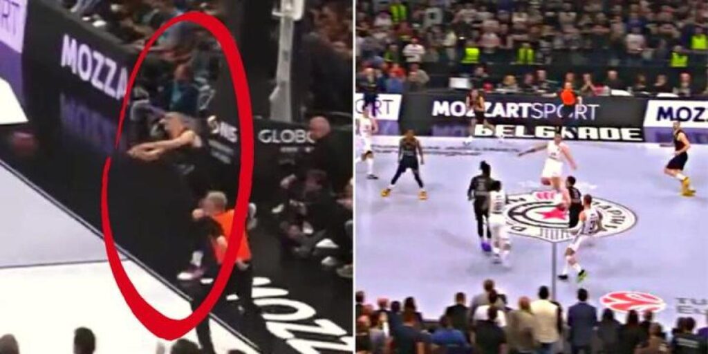 El Partizan perdió contra el Real Madrid... ¡a pesar de jugar con seis!