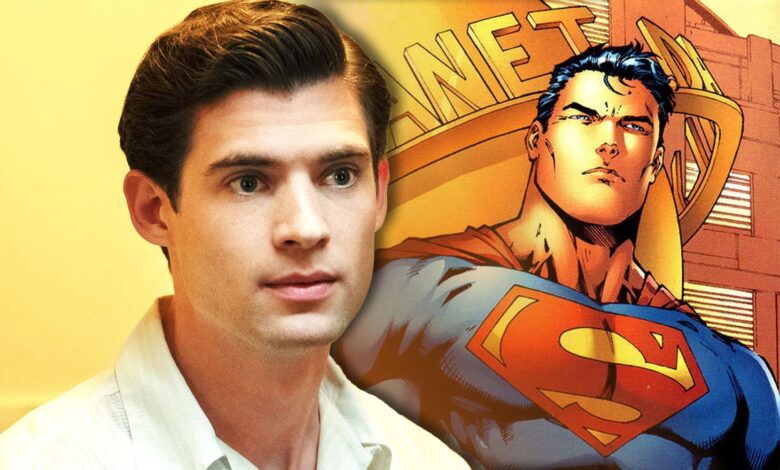 David Corenswet and Superman