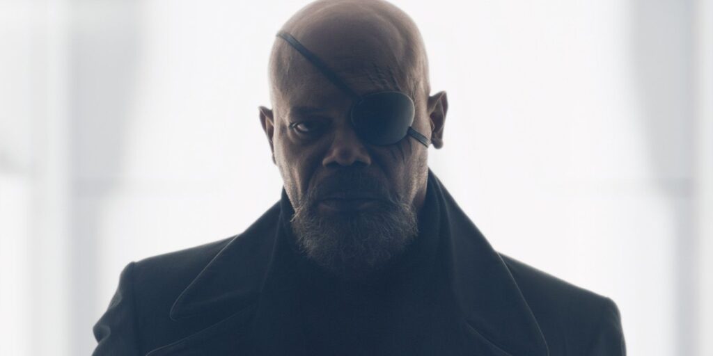 samuel l jackson as nick fury in secret invasion trailer