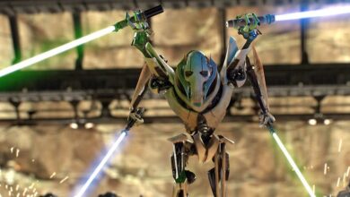 General Grievous with four lightsabers in Revenge of the Sith