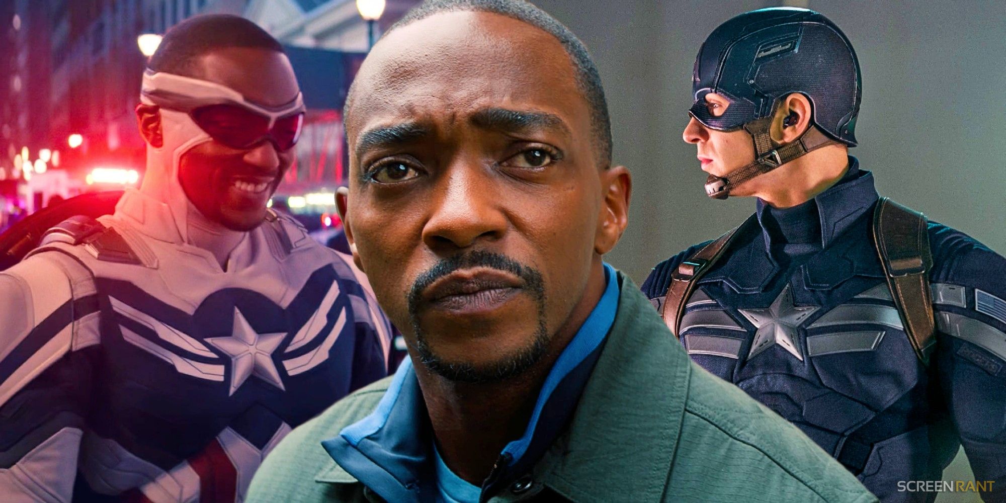 Sam Wilson Captain America New MCU Costume Comparison Steve Rogers Comics