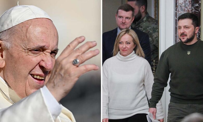 El papa Francisco podría reunirse este sábado con el presidente ucraniano en el Vaticano