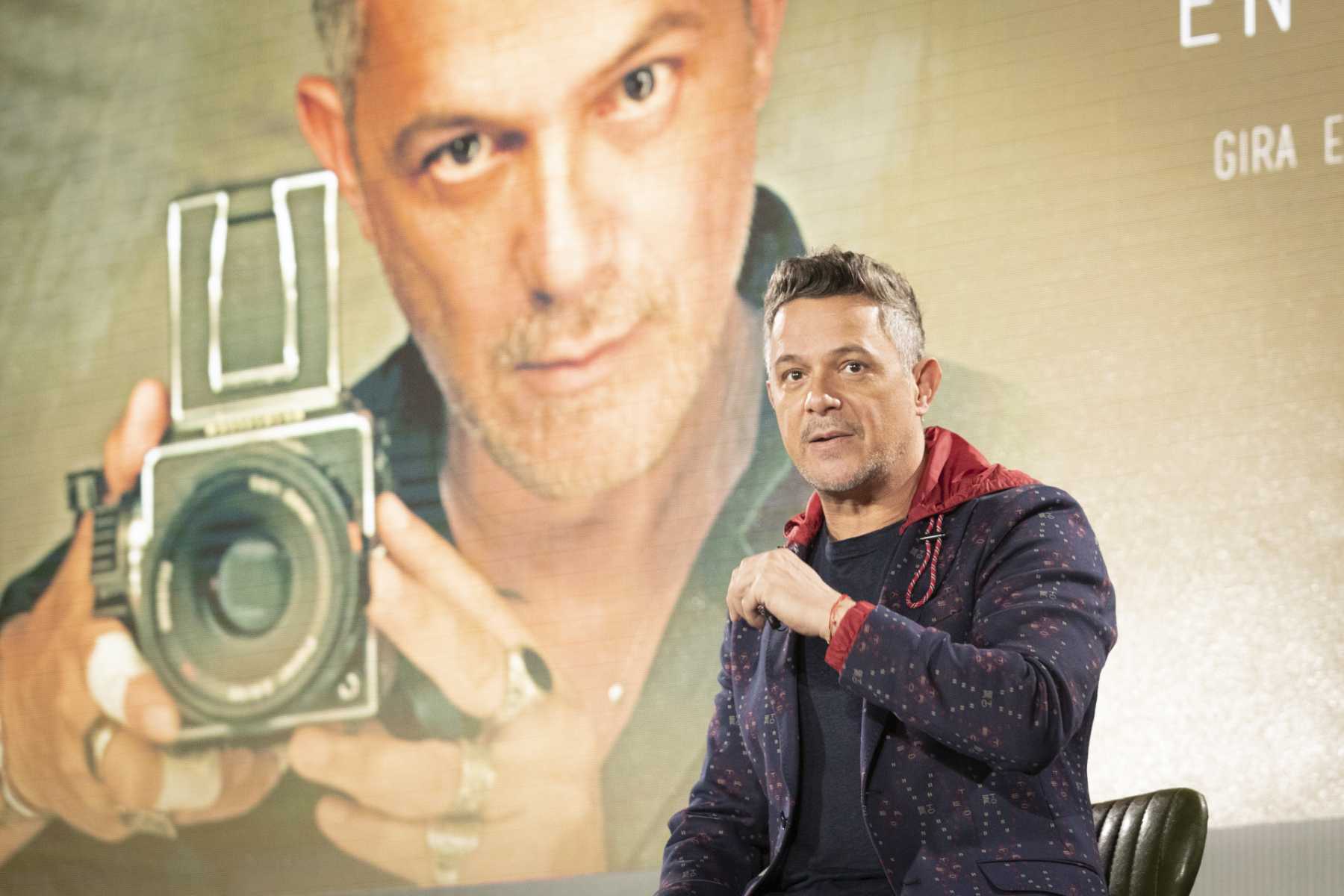 Alejandro Sanz en la presentación de su última gira / Gtres