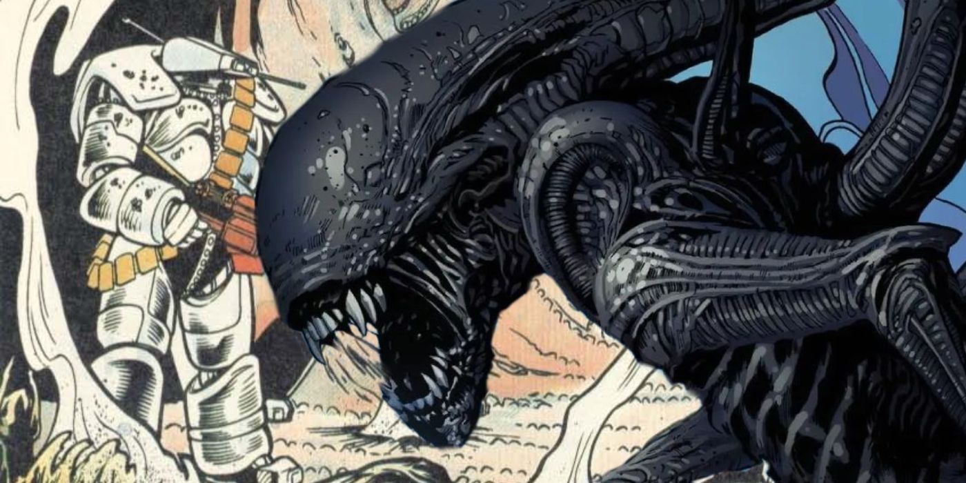 Alien: a Xenomorph and an anti-Xenomorph suit.