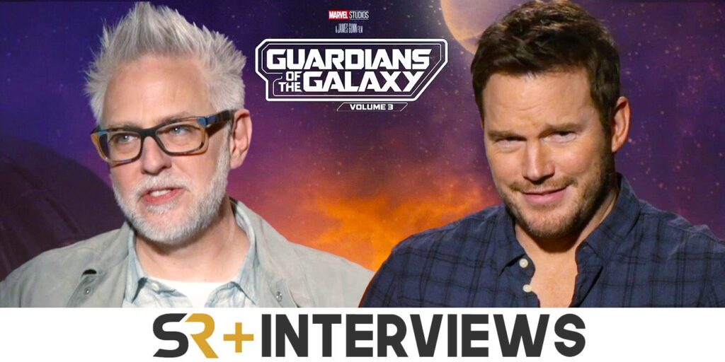 chris pratt & james gunn gotg 3 interview