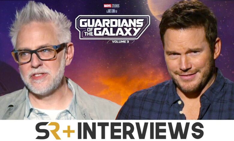 chris pratt & james gunn gotg 3 interview