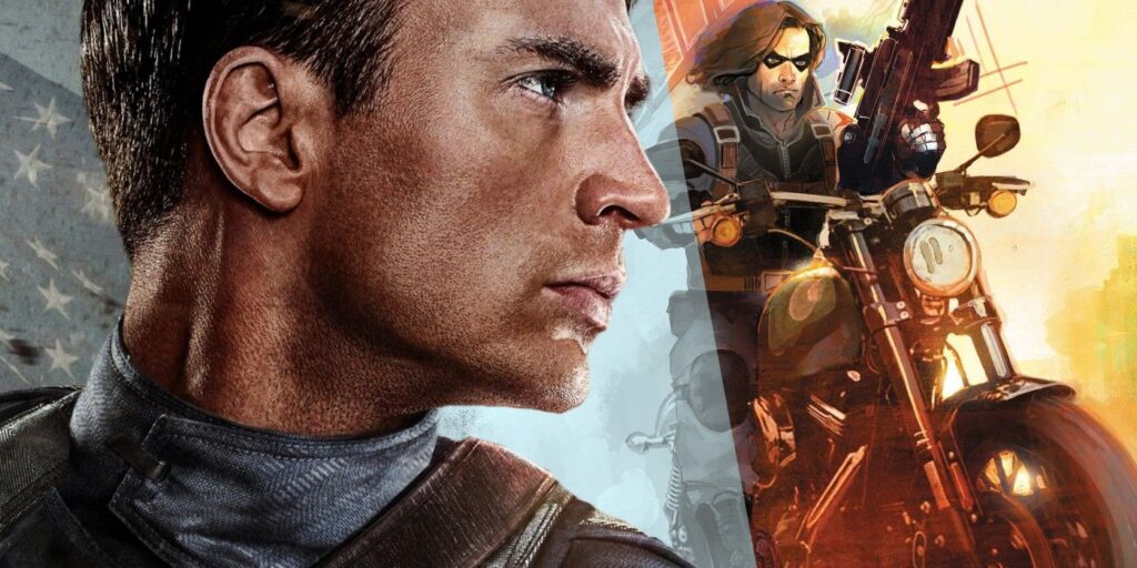 captain america bucky barnes steve rogers winter soldier