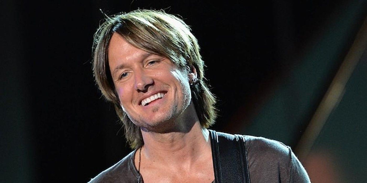 Former American Idol judge Keith Urban smiling