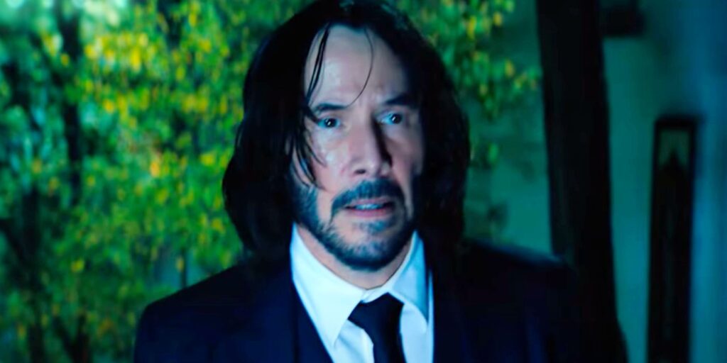 Keanu Reeves as John Wick in John Wick: Chapter 4.