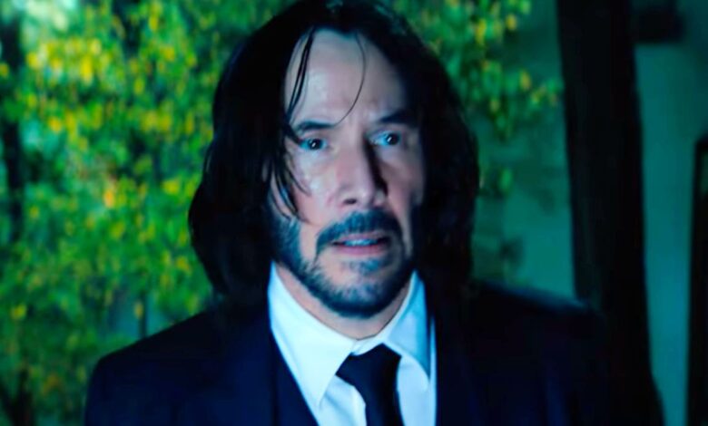 Keanu Reeves as John Wick in John Wick: Chapter 4.