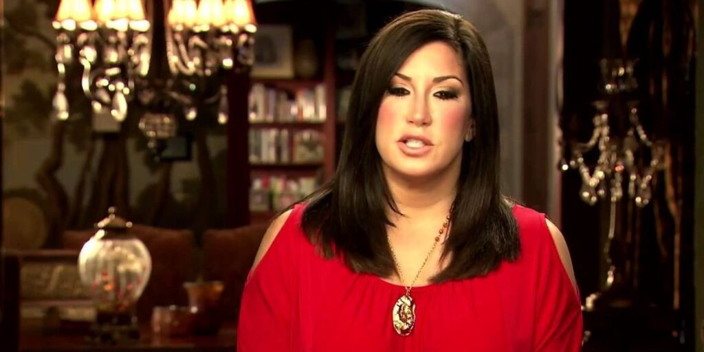Jacqueline Laurita on RHONJ looking down