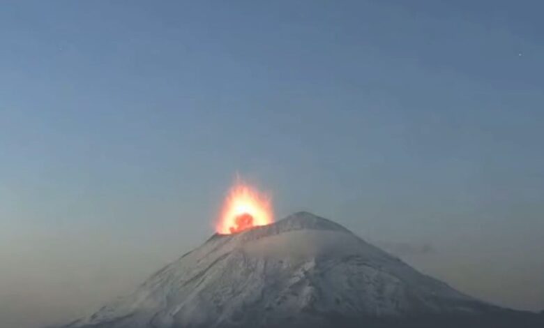 Explosión del Popocatépetl emite fuerte estruendo | Video