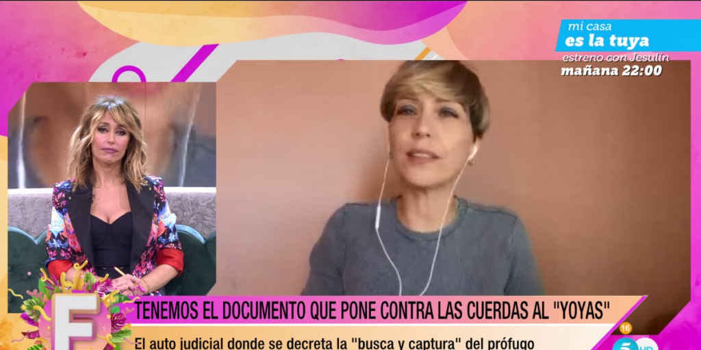 Fayna Bethencourt señala a un colaborador de Sonsoles Ónega por su entrevista a 'El Yoyas'