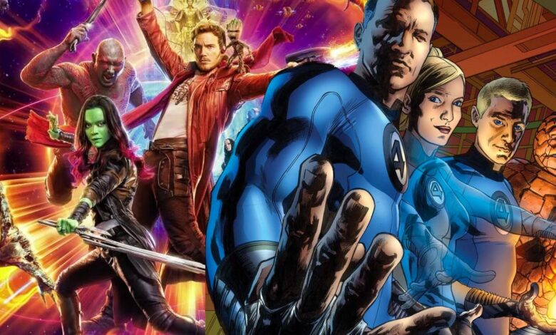 Guardians of the Galaxy Vol 2 and the Fantastic Four