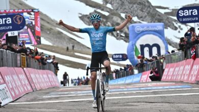 Giro de Italia 2023: Davide Bais conquista el Gran Sasso | Video