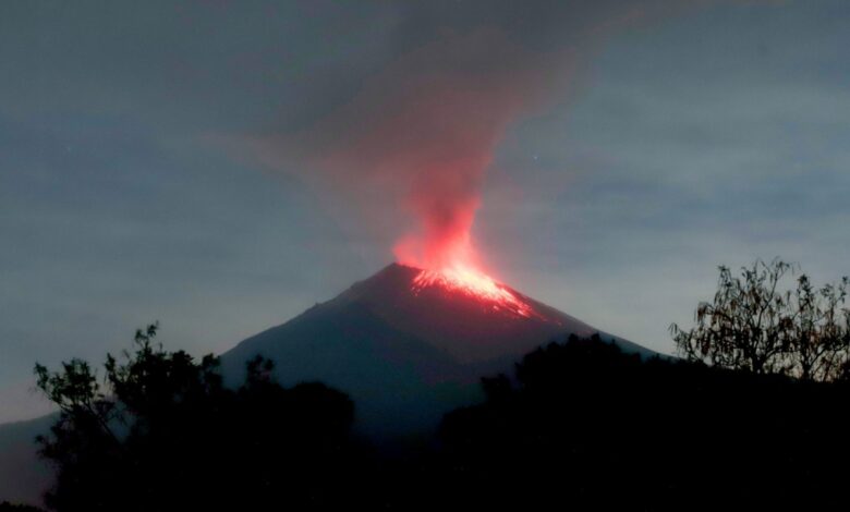 Hay vigilancia 24 horas en Popocatépetl: AMLO