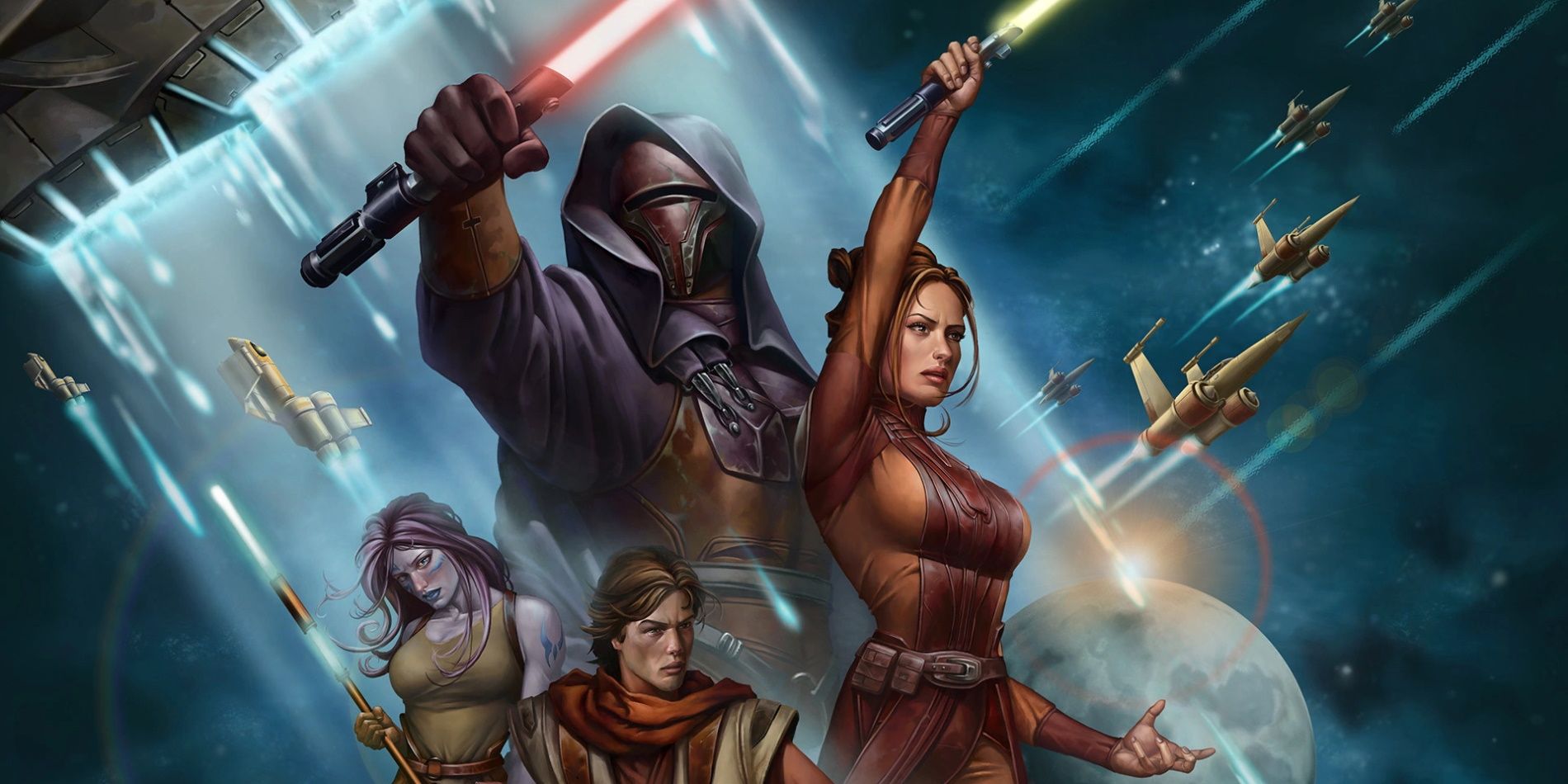 Héroes y villanos de KotOR se reúnen en un impresionante tributo a Star Wars